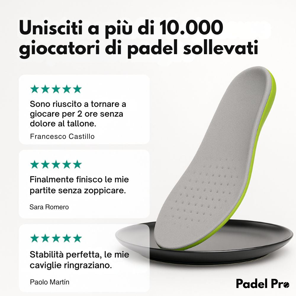 Solette CourtX – Gioca più a lungo, senza dolore