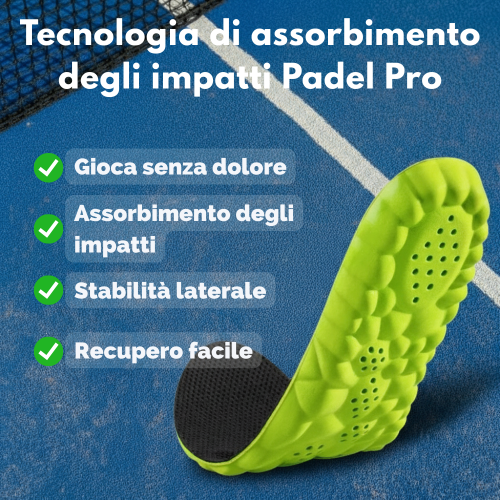 Solette Padel Pro – Gioca più a lungo, senza dolore