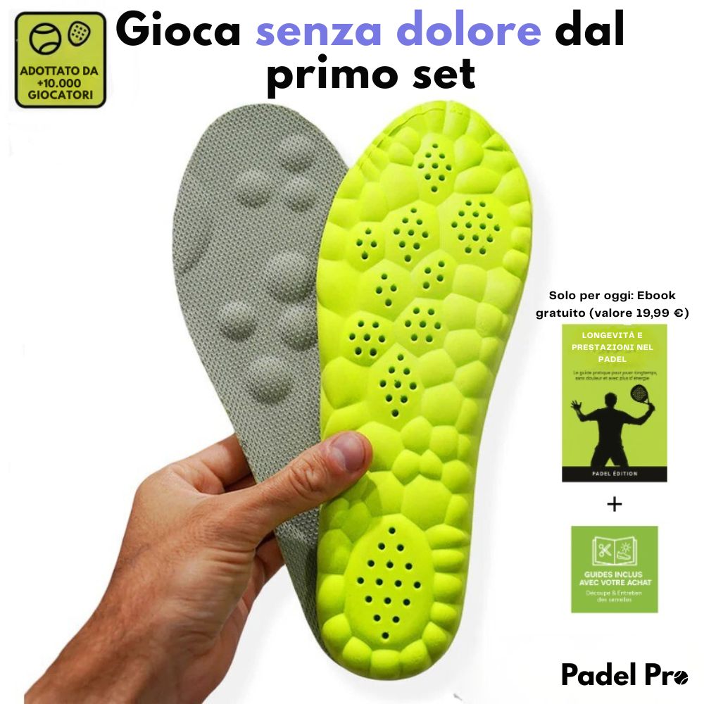 Solette CourtX – Gioca più a lungo, senza dolore