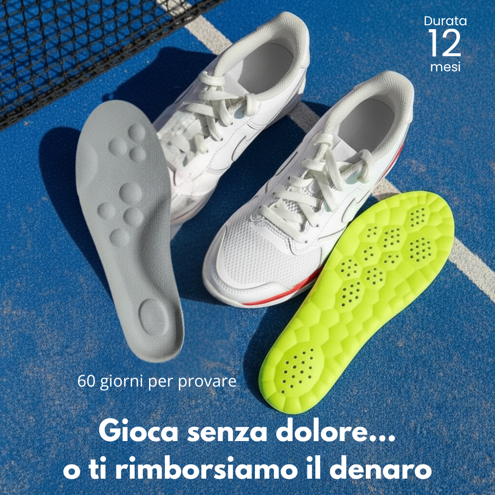 Solette Padel Pro – Gioca più a lungo, senza dolore