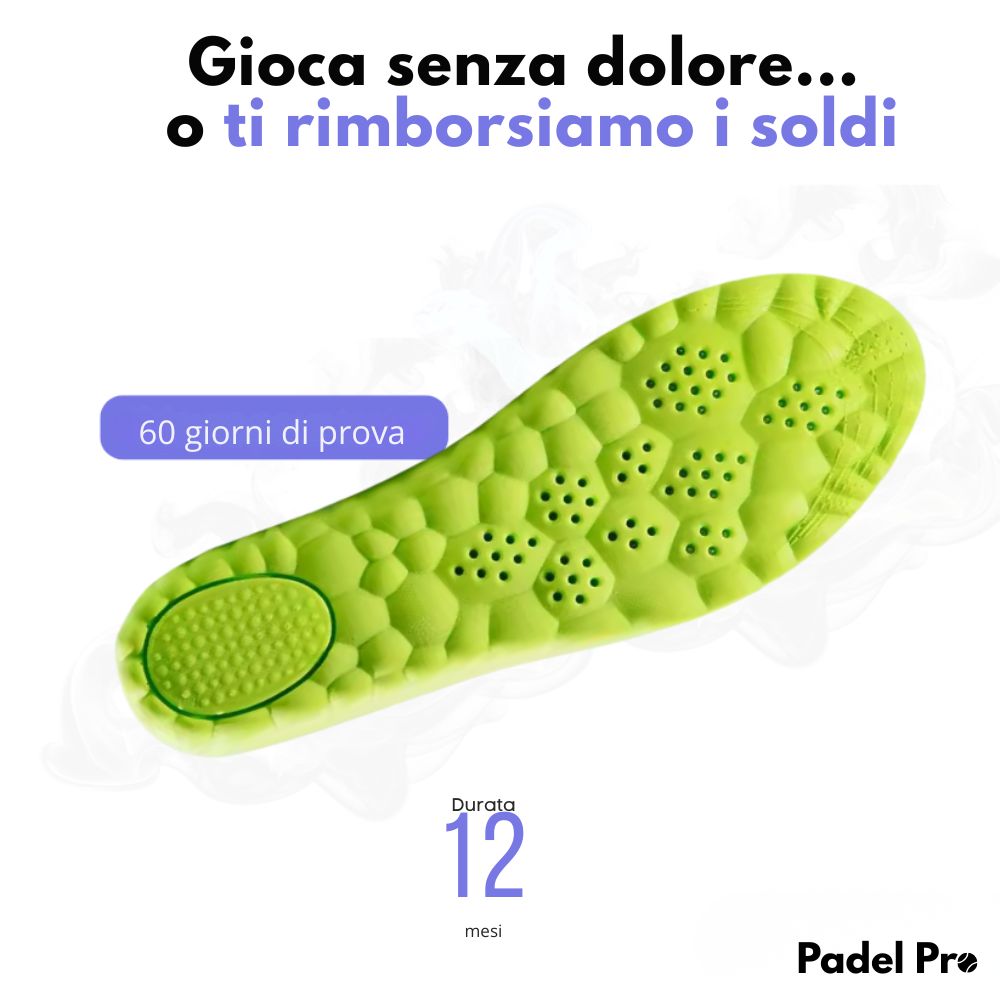 Solette CourtX – Gioca più a lungo, senza dolore