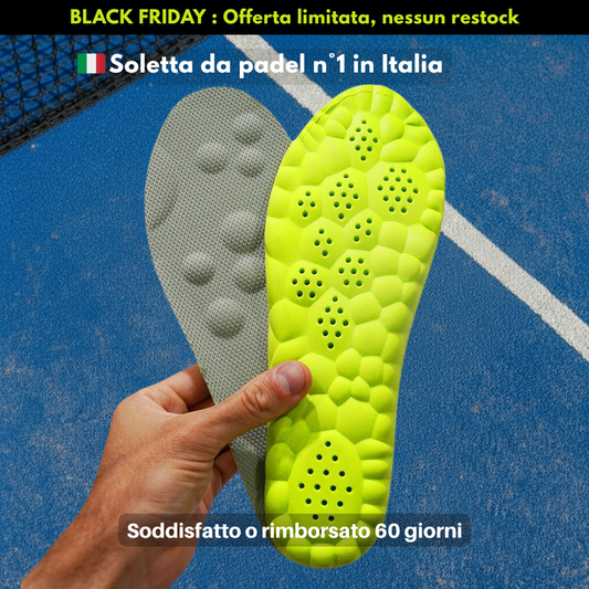 Solette Padel Pro – Gioca più a lungo, senza dolore